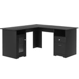 Bruce Corner Desk, Black 150cm