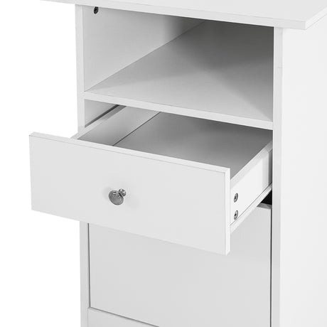 Bruce Corner Desk, White 150cm