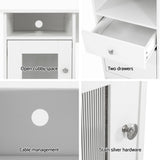 Bruce Corner Desk, White 150cm