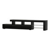 Artiss Caya LED Entertainment Unit — Black, Pine or White, Low-Profile — Allure Home Collections