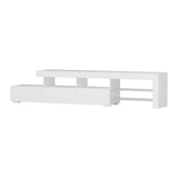 Artiss Caya LED Entertainment Unit — Black, Pine or White, Low-Profile — Allure Home Collections