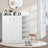 Artiss CLAIR 21-Pair Adjustable Shoe Rack Cabinet — Two Doors, Side Shelves — Allure Home Collections