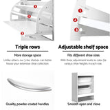 Dunkeld Flip Drawer Shoe Cabinet, White 2pcs image 7