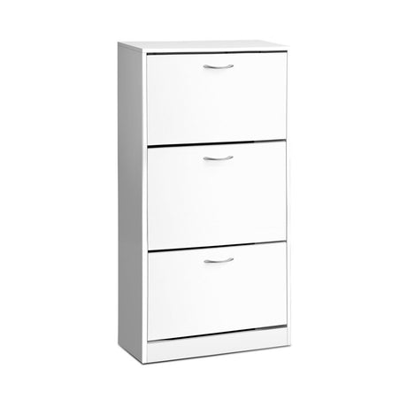 Zumsteins 36 Pair Shoe Cabinet, White image 2