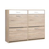 Artiss SARA 36-Pair Adjustable Pine Shoe Rack Cabinet — Allure Home Collections