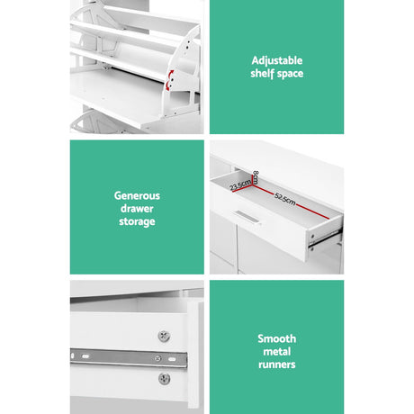 Woorndoo 36 Pair Shoe Cabinet, White