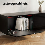 Yarra Glen TV Unit and Coffee Table Set, Black