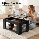 Yarra Glen TV Unit and Coffee Table Set, Black