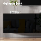 Yarra Glen TV Unit and Coffee Table Set, Black