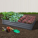 Green Fingers Raised Garden Bed — 180 x 90cm Galvanised Steel — Allure Home Collections
