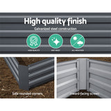 Green Fingers Raised Garden Bed — 180 x 90cm Galvanised Steel — Allure Home Collections