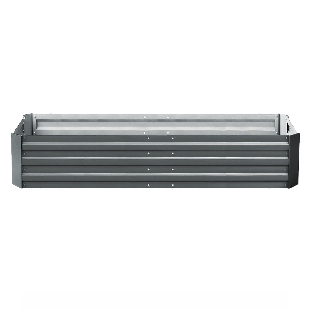 Green Fingers Raised Garden Bed — 210 x 90cm Galvanised Steel — Allure Home Collections