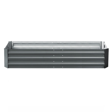 Green Fingers Raised Garden Bed — 210 x 90cm Galvanised Steel — Allure Home Collections