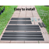 Green Fingers Raised Garden Bed — 210 x 90cm Galvanised Steel — Allure Home Collections