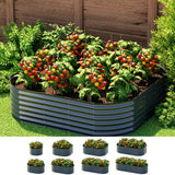 Green Fingers 9-in-1 Modular Raised Garden Bed — Corrosion-Resistant Galvanised Steel — Allure Home Collections