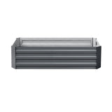 Green Fingers Raised Garden Beds — Pack of 2, 120 x 90cm Galvanised Steel — Allure Home Collections
