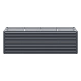 Green Fingers Raised Garden Bed — 320 x 80 x 77cm Tall Galvanised Herb Planter — Allure Home Collections