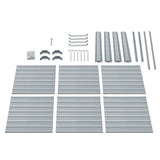 Green Fingers Raised Garden Bed — 320 x 80 x 77cm Tall Galvanised Herb Planter — Allure Home Collections