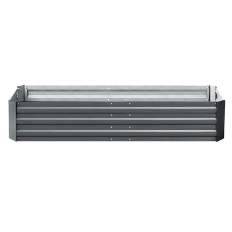 Green Fingers Raised Garden Beds — Pack of 2, 210 x 90cm Galvanised Steel — Allure Home Collections