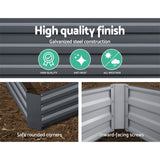 Green Fingers Raised Garden Beds — Pack of 2, 150 x 90cm Galvanised Steel — Allure Home Collections