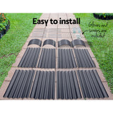 Green Fingers Oval Raised Garden Beds — Pack of 2, 320 x 80 x 42cm Galvanised — Allure Home Collections