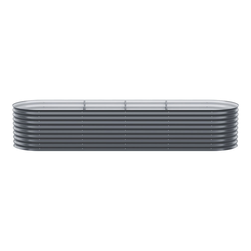 Green Fingers Oval Raised Garden Beds — Pack of 2, 320 x 80 x 56cm — Allure Home Collections