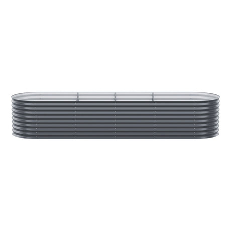 Green Fingers Oval Raised Garden Beds — Pack of 2, 320 x 80 x 56cm — Allure Home Collections