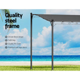 Square steel foot tube and leg detail on the iron art gazebo