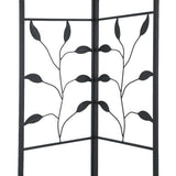 White PE canopy roof of the 4 x 3 m iron art garden gazebo