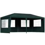 Carry bag, pegs and ropes supplied with the green 3 x 6 m gazebo