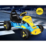 Kids Pedal Go Kart Ride On Racing Car Blue