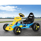 Kids Pedal Go Kart Ride On Racing Car Blue