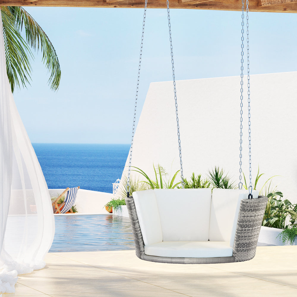 Gardeon Rattan Outdoor Swing Chair