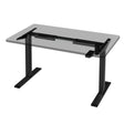 Artiss Electric Height Adjustable Desk Frame 70kg Load Black Grey or White — Allure Home Collections