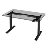 Artiss Electric Height Adjustable Desk Frame 70kg Load Black Grey or White — Allure Home Collections