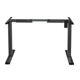 Artiss Electric Height Adjustable Desk Frame 70kg Load Black Grey or White — Allure Home Collections