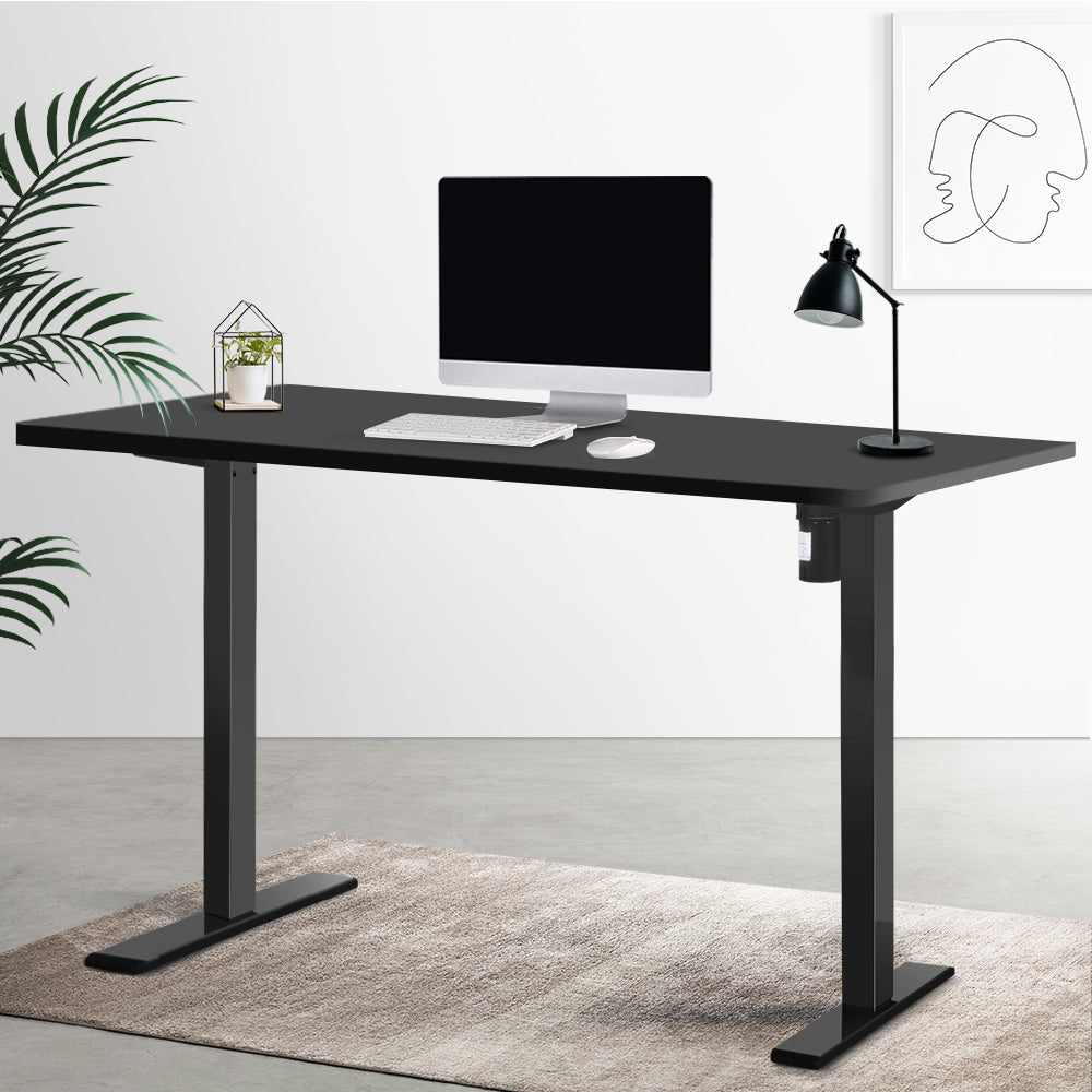 Artiss Motorised Sit-Stand Desk White Oak Walnut or White — Allure Home Collections