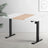 Artiss Motorised Sit-Stand Desk White Oak Walnut or White — Allure Home Collections
