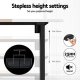 Artiss Motorised Sit-Stand Desk White Oak Walnut or White — Allure Home Collections