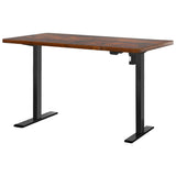 Chifley Electric Standing Desk, Rustic Brown 140cm