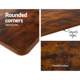 Artiss Electric Height Adjustable Standing Desk Rustic Brown Walnut or Black — Allure Home Collections
