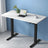Artiss Motorised Sit-Stand Desk White Oak Walnut or White — Allure Home Collections