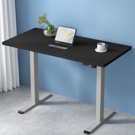 Artiss 140cm Electric Height Adjustable Desk White Oak or White — Allure Home Collections