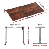 Artiss Motorised Electric Sit-Stand Desk for Home and Office White Oak or Walnut — Allure Home Collections