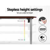 Artiss Motorised Electric Sit-Stand Desk for Home and Office White Oak or Walnut — Allure Home Collections