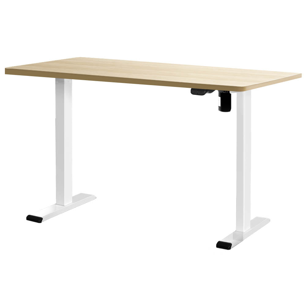 Artiss Motorised Sit-Stand Adjustable Desk Walnut White or Black — Allure Home Collections