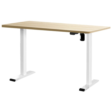Artiss Motorised Sit-Stand Adjustable Desk Walnut White or Black — Allure Home Collections
