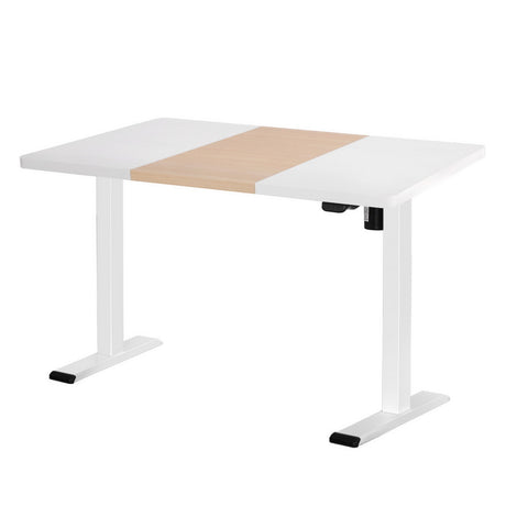 Artiss Motorised Sit-Stand Adjustable Desk Walnut White or Black — Allure Home Collections