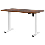 Artiss Motorised Sit-Stand Adjustable Desk Walnut White or Black — Allure Home Collections