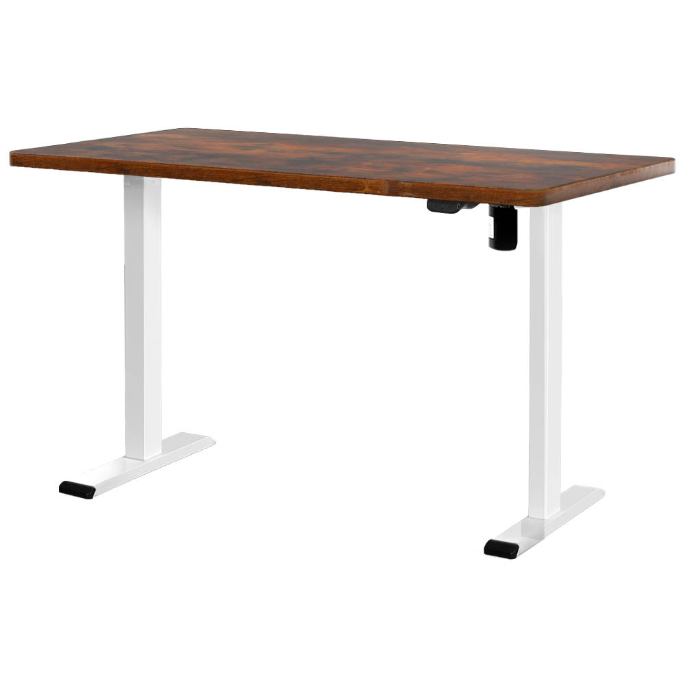 Artiss Electric Height Adjustable Standing Desk White Black or White Oak — Allure Home Collections